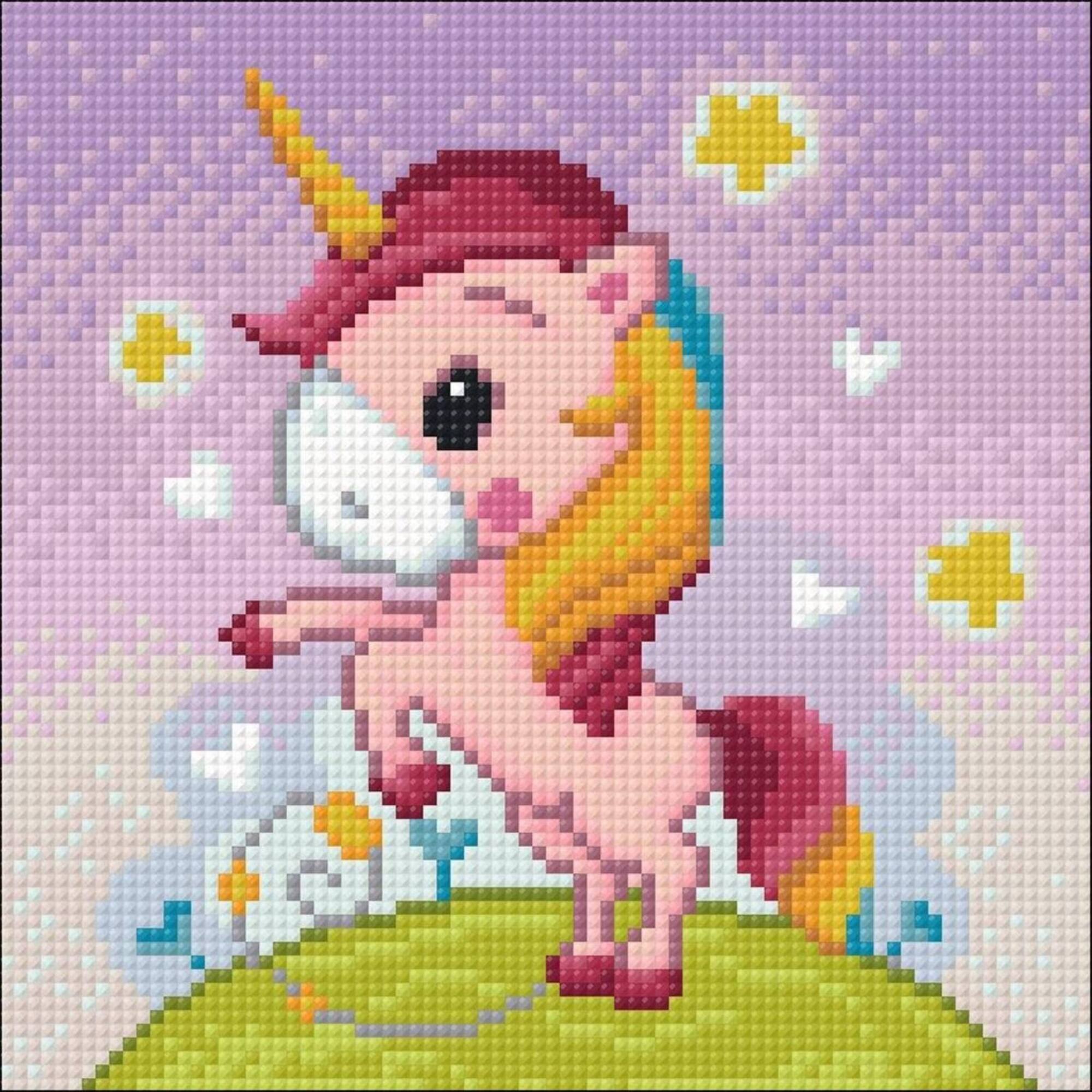 Crafting Spark Playful Unicorn Diamond Painting Kit
